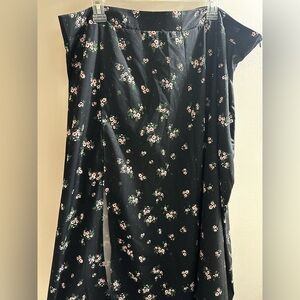 SHEIN Floral High Waisted Skirt